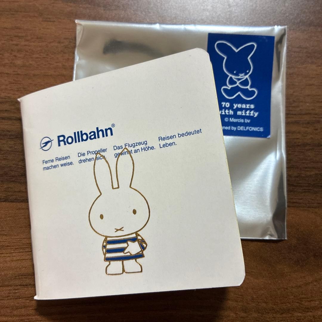 Miffy 70th Anniversary Rollbahn Mini Notebook Exhibition Limited Design ...
