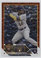 2023 Topps Update Orange Foil /299 Andruw Monasterio #US74 0m89