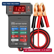 Car Battery Tester,12V Digital Automotive Batteries Tester,Alternator Charging A