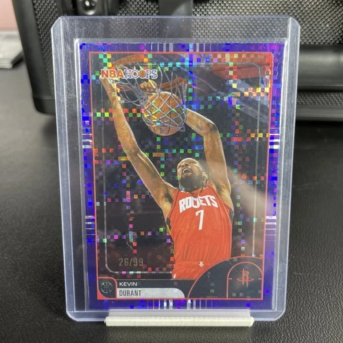 2025-26 Topps NBA Hoops Kevin Durant Purple Pixel Burst /99
