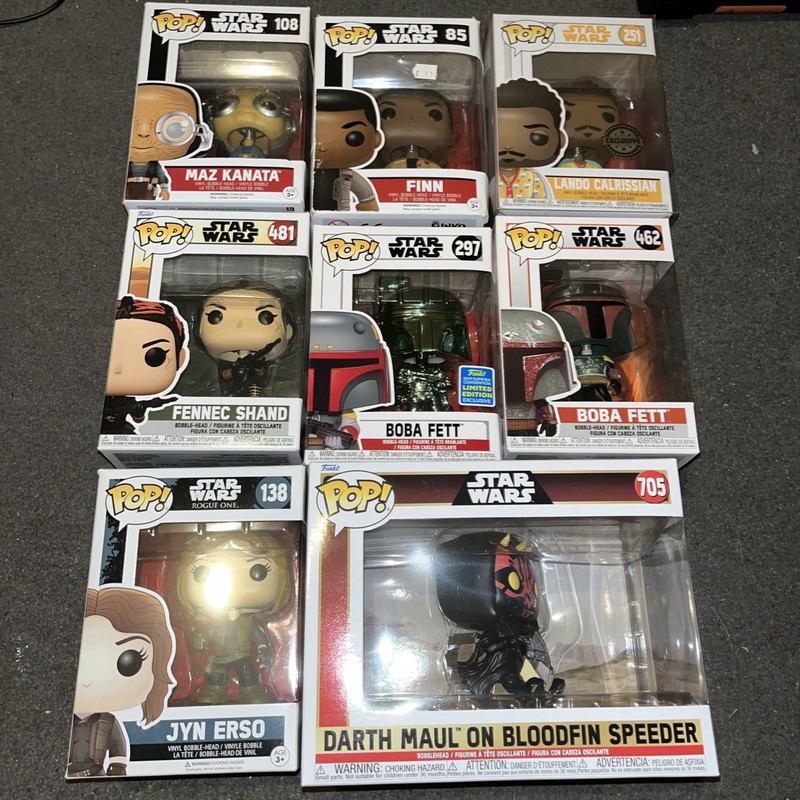 Star Wars Funko Pop! Vinyl Bundle x8