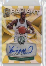 2018 Panini Spectra Radiant Signatures Gold Prizm 10/10 Xavier McDaniel Auto b8h