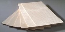 Midwest Products 5123 3/32" x 6" x 12" Birch Plywood Pack of 6 