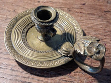 JOLI PETIT BOUGEOIR DE STYLE LOUIS XVI EN BRONZE XIX ème siècle