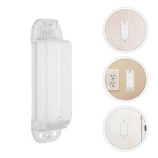 4Pcs Durable Plastic Light Switch Covers Transparent Rocker Guard for Home Use