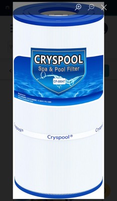 NEW CRYSPOOL Pool & Spa Filter CP-08047 ~ Qty 1 ~ Just In Time For The Season