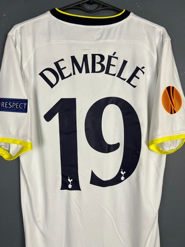 MENS TOTTENHAM HOTSPUR 2014/2015 DEMBELE #19 SOCCER FOOTBALL SHIRT JERSEY SIZE M - Picture 4 of 13