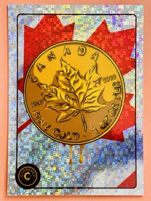 GOLD MAPLE LEAF  #9  2025 Cardsmiths Currency Series 5 S5 Mega MATRIX Holofoil