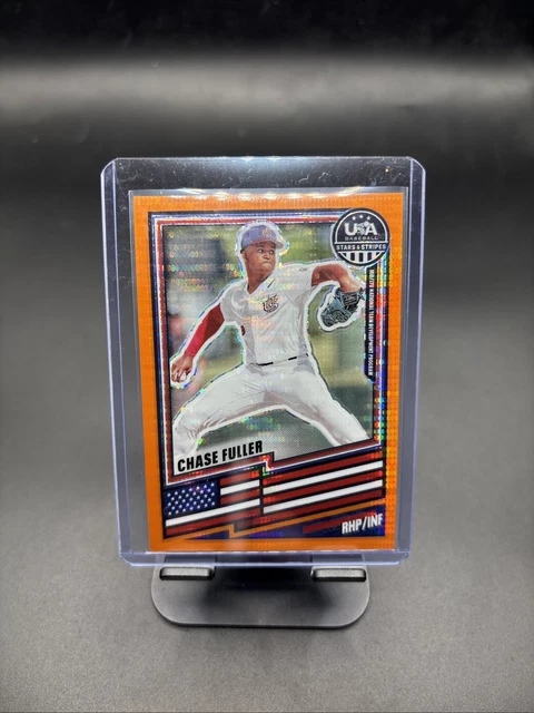 2026 Panini Stars & Stripes Prizm - Chase Fuller #60 Orange Pulsar Prizm /249...
