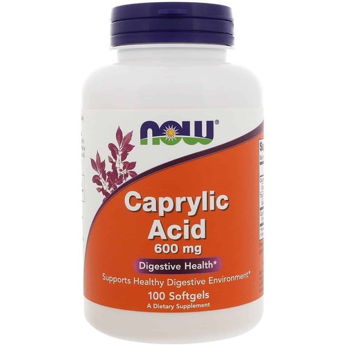 NOW FOODS Caprylsäure 600mg - 100 Softgel - Bild 1 von 3