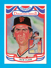 1984 Donruss Diamond Kings #7 Jack Clark NM NM+ *CENTERED* San Francisco Giants