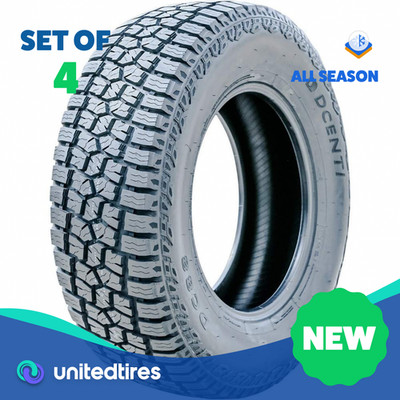 Set of (4) New LT 33X12.50R17 Dcenti DC88 A/T 120Q