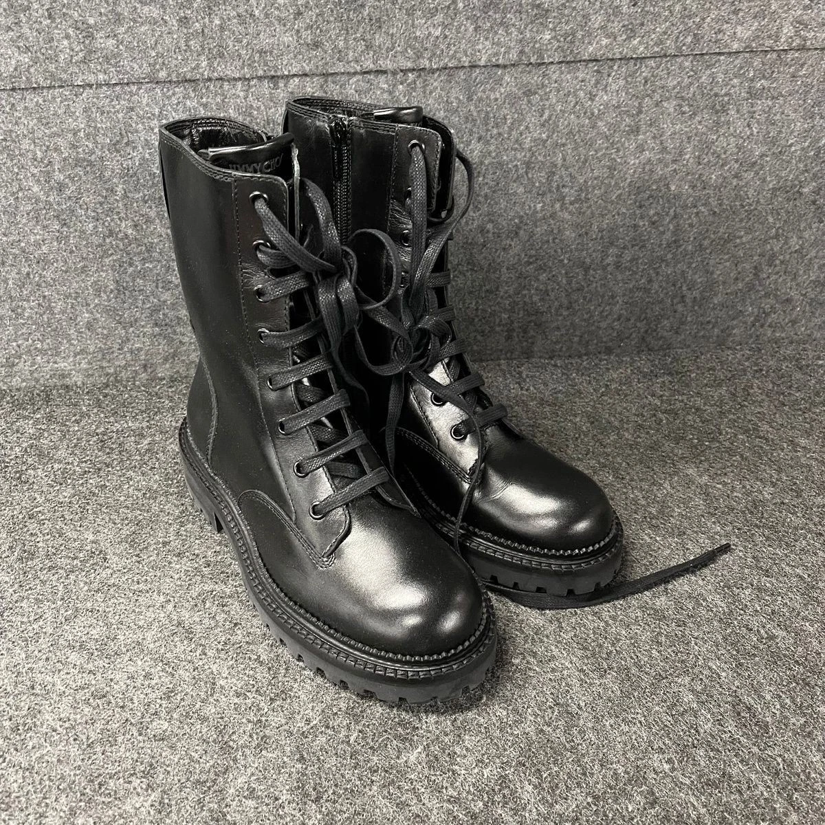 JIMMY CHOO JC BOMBAT SUEDE LACE UP BOOTS Jimmy Choo Rosabel Lace 