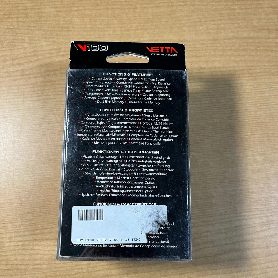 Vetta V100 Wl2 X Wireless Cycle Computer Speed & Cadence Exercise Spin Class - Image 3 of 4