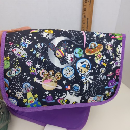 Ju Ju Be x Tokidoki Changing Pad Anime Cat Dog Unicorn Black Purple Baby - Bild 9 von 9