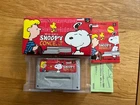 Snoopy Concert 1995 Super Famicom Nintendo SFC SNES Rare Puzzle Game!
