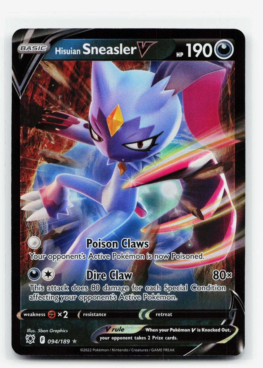 Hisuian Sneasler V Pokémon TCG Cards for sale | eBay