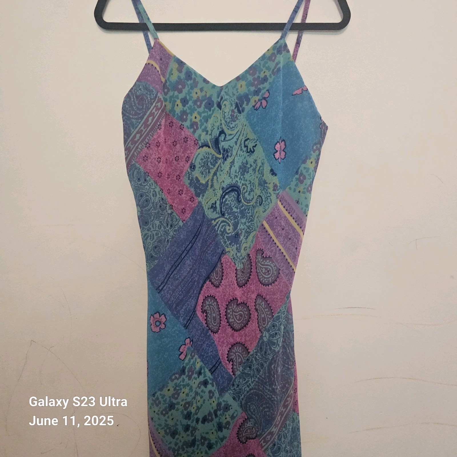 Vintage Y2K 90s Maxi Patchwork Medium Floral Prin… - image 2