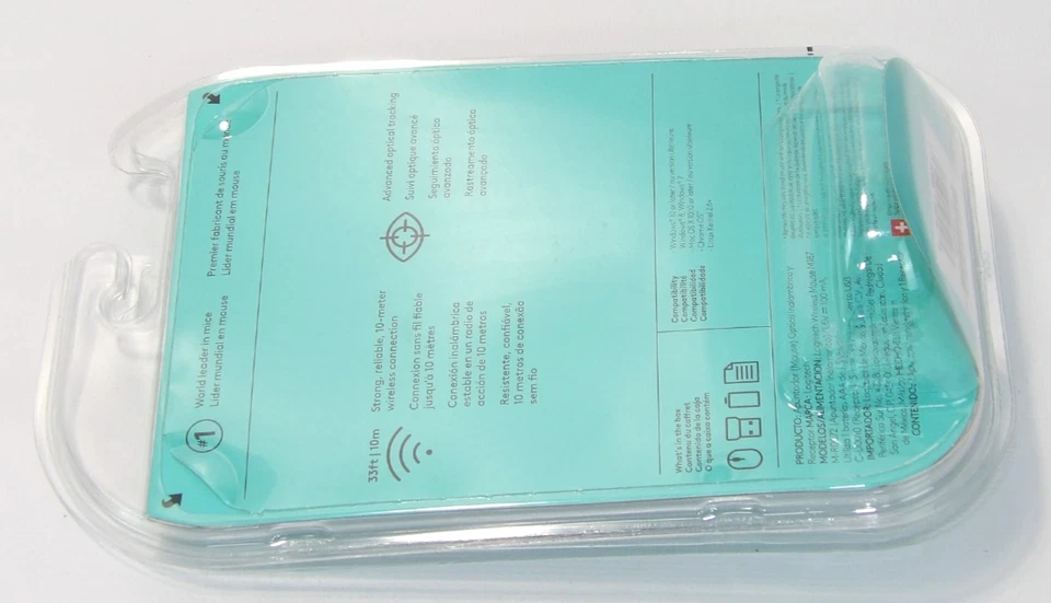 Logitech M187 Mini Wireless Optical Ultra Portable Mouse Blue 910-002728 New! - Image 4 of 4