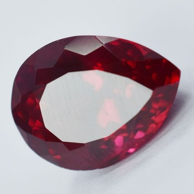Natural Red Ruby Oval Cut 14.5 Ct CERTIFIED 14x12 mm Loose Gemstone For Gift