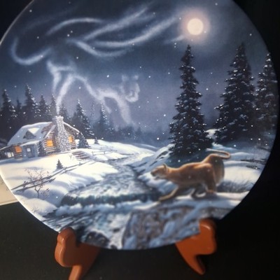 THE HUNTER GROWLS AS THE SPIRITS PROWL Plate A Hidden World D.L. ''Rusty'' Rust #4
