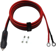 Heavy-Duty 14AWG 20A Male Plug Cigarette Lighter Adapter Power Supply Cord with