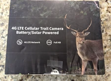 4G LTE Cellular Trail Camera Battery Solar Powered Hunting Farm Wildlife RBX-H10