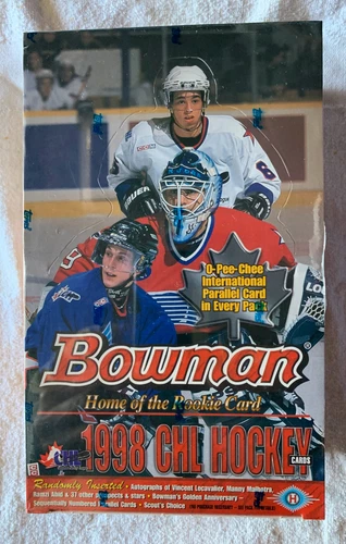 1998 Bowman CHL Hockey ~ FACTORY SEALED HOBBY BOX ~ Hockey Cards -  24 Packs