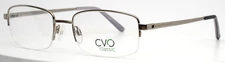 CLEARVISION CVO Oscar  Silver Mens Rectangle Half Rim Eyeglasses 55-19-145 A