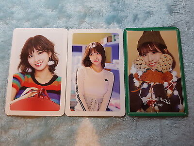 TWICE Merry & Happy Heart Shaker Momo PhotoCard SET Official 
