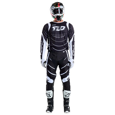 NEU 2025 TROY LEE DESIGNS TLD GP PRO RACE KIT ANZUG GESPONNEN SCHWARZ MOTOCROSS OFF ROAD