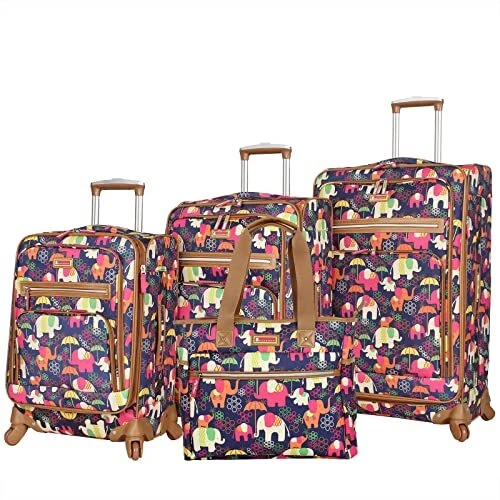 Комплект из 4 чемоданов Lily Bloom коллекция чемоданов с колесиками-спиннерами для женщин - Изображение 2 из 4