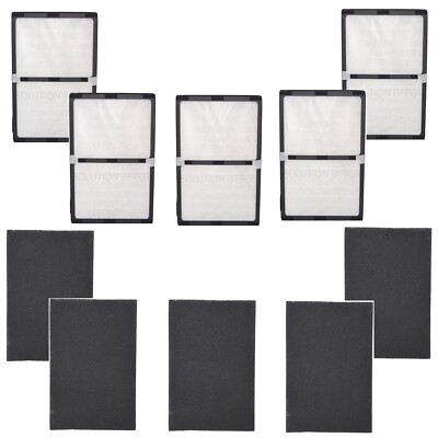 5 Pack Hepa + Carbon Filters For Idylis D IAF-H-100D AC-2118 AC-2123 IAP-10-280