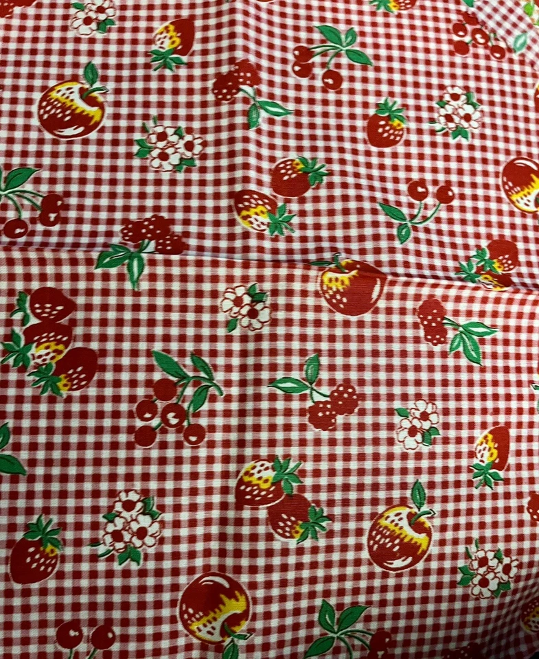 Guinga retro Child Smile años 30 con fruta de Lecien 4 muestras de diferentes colores Foto 2 de 4