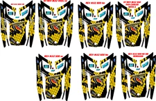 SKI DOO SNOWMOBILE  REV  MXZ 440 X LC, 07 FACTORY REPRODUCTION HOOD DECAL KIT