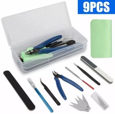 EE. UU. Gundam Hobby Juego de herramientas Pinzas Pinzas Hobby Cuchillo Modelo Kit Juego de herramientas-9 piezas