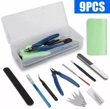 9Pcs Basic Modeler Tool Set Craft Hobby Model Car Building Fix Kit for Gundam