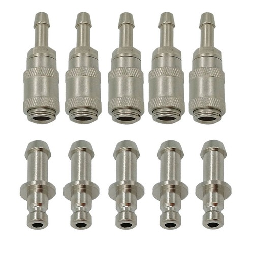 20Set Blutdruckmanschette Adapter Medizinisch Metall Luftstecker Luftführung Rohrverbinder - Bild 7 von 12