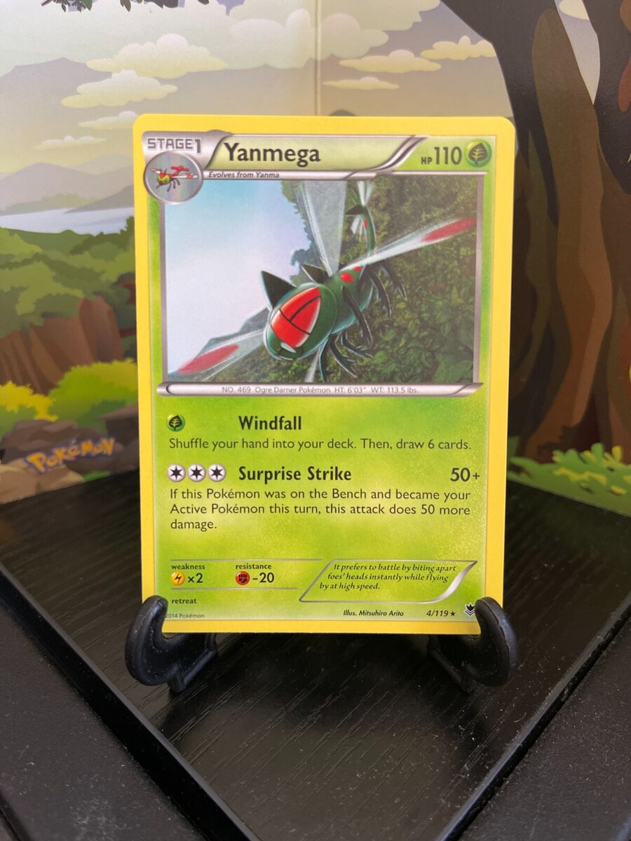 Yanmega - Pokémon Planta Raro - 4/119 - Pokemon Card Game