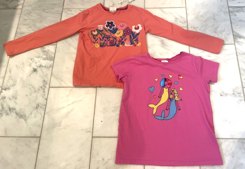 HANNA ANDERSSON outfit Size 140/150 top lot shirts US Size 10-12 VGUC 2 piece