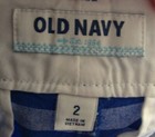 OLD NAVY Blue Stripe "ED 5" Casual Shorts Sz 2 (5 Inch Inseam) — photo 6
