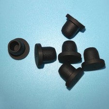 Black Silicone Hole Plug Rubber Plugs Caps End Blanking Dust Seal Bung 3mm-14mm
