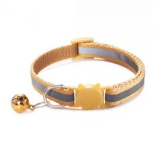 Cat Collar Safety Release Reflective Kitten Collar with Bell Hi Vis & Adjustable