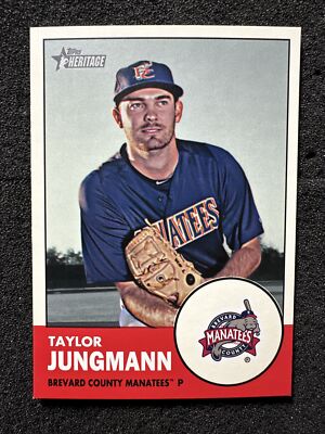 TAYLOR JUNGMANN #131 2012 Topps Heritage Minor League Edition Prospect QTY