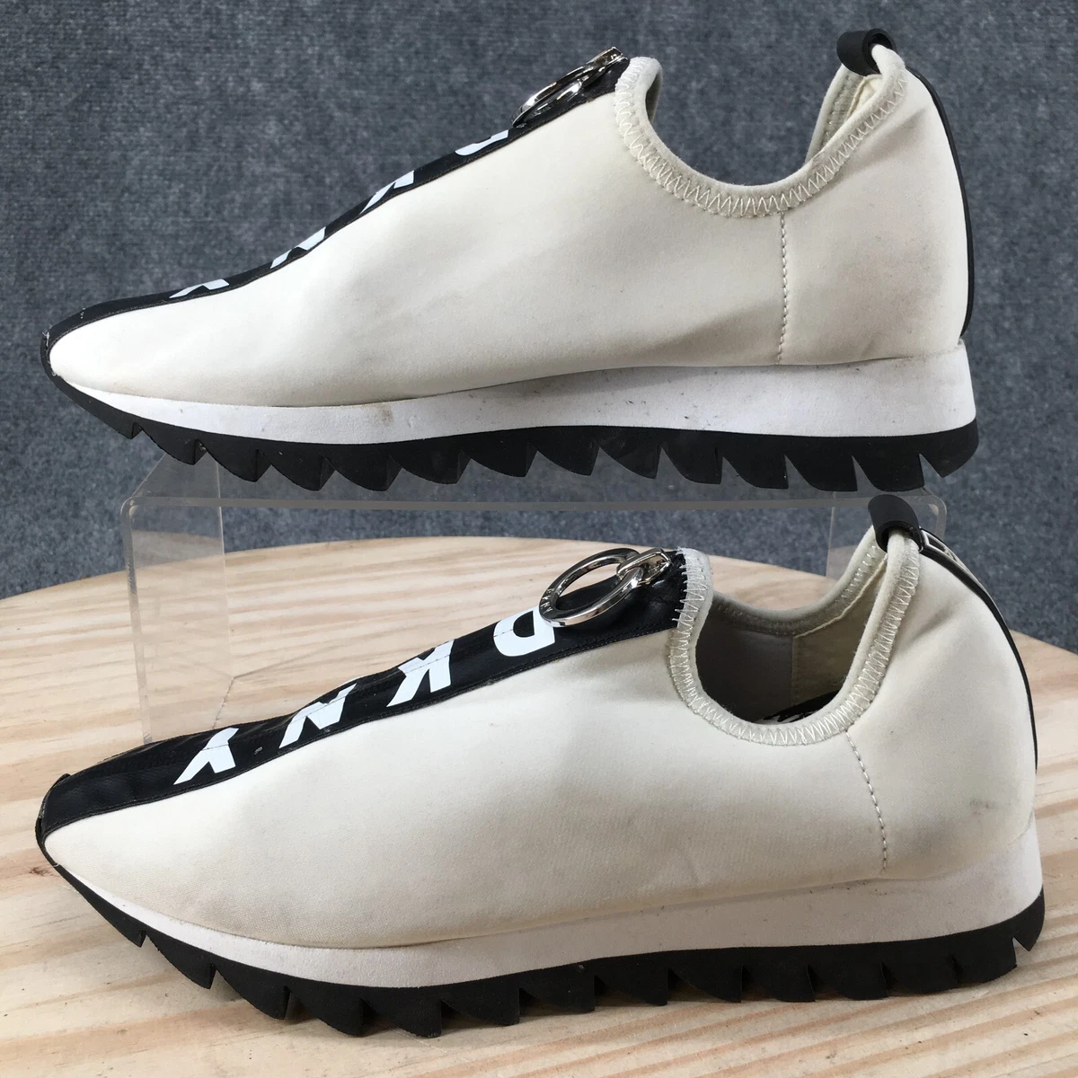Dkny anna slip on shop wedge sneaker
