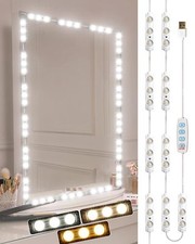 Vanity Lights for Mirror LED Makeup Light Strip with 3 Color Temperature Ligh...
