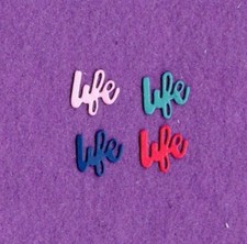 LIFE die cuts scrapbook cards