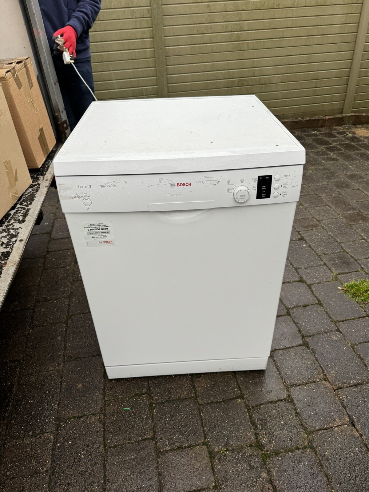 Bosch Serie 2 Silence plus Freestanding Dishwasher 60cm SMS25AW00G eBay