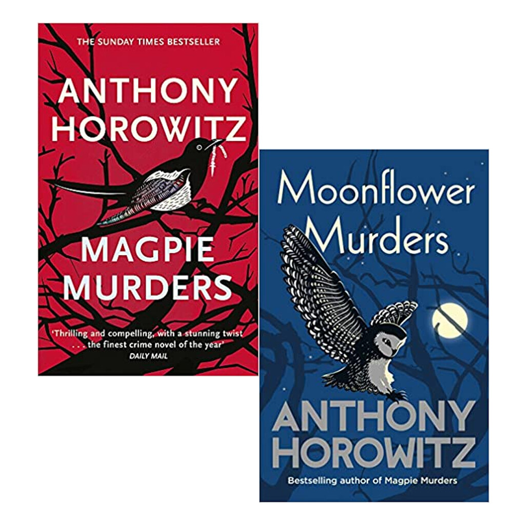 Anthony Horowitz Susan Ryeland series 2 Books Set (Magpie Murders,Moonflower)