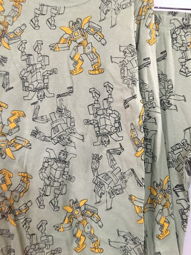 New Carter's Boys Robot Pajama set Snug Fit Green 4,8,10,12,14 - Picture 3 of 4